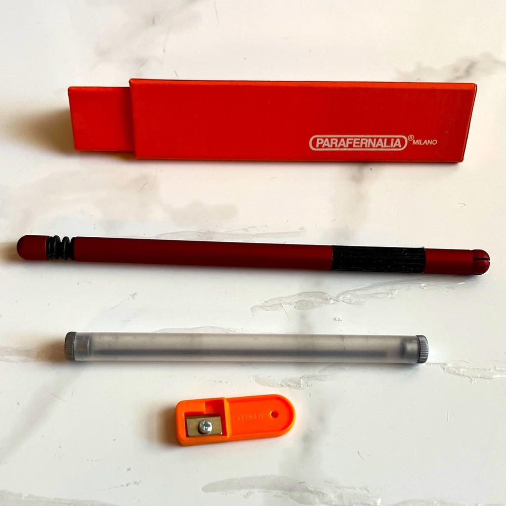 Parafernalia Linea aluminum pen and lead pencil - Picture 1 of 4